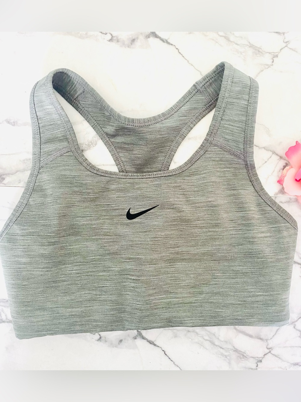 💕Nike Dri-fit Grey Racerback Sports Bra SZ S